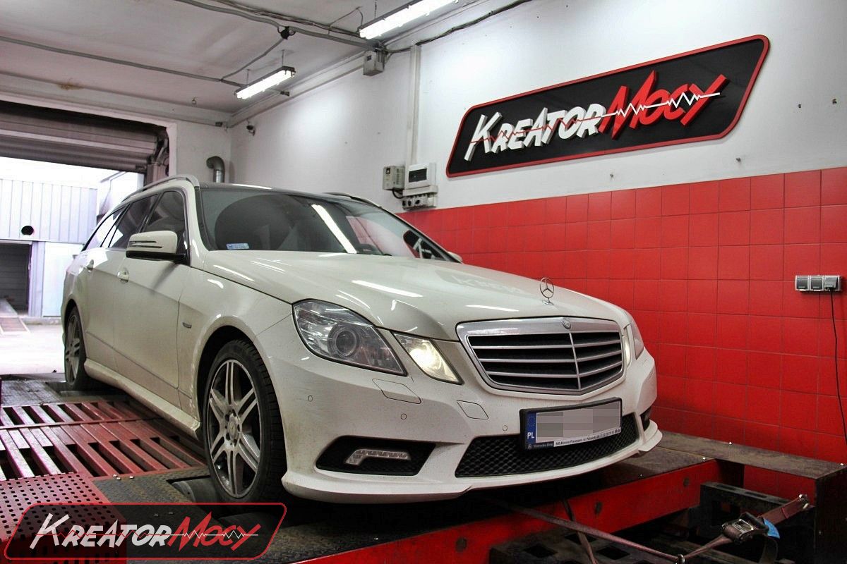Chip tuning Mercedes W212 E 350 CDI 265 KM Kreator Mocy