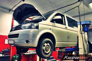 Uszkodzony DPF VW Caravelle T5 2.0 TDI 140 KM