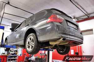 Uszkodzony DPF BMW 3 E91 2.0d 177 KM