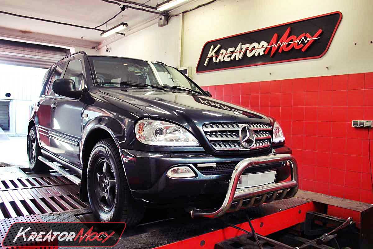 Chip tuning Mercedes W163 ML 270 CDI 163 KM Kreator Mocy