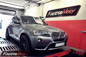 Chip tuning BMW F25 X3 xDrive30d 258 KM