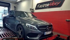 Mercedes W205 C 450 AMG 3.0 367 KM – modyfikacja mocy