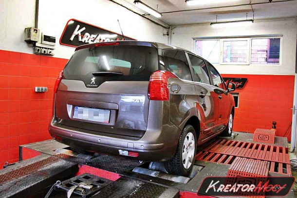 Podniesienie mocy w Peugeot 5008 2.0 HDI 150 KM Kreator Mocy