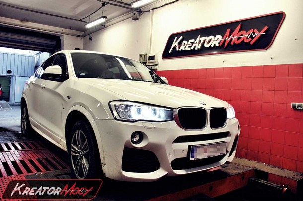 Modyfikacja mocy BMW F26 X4 2.0d 190 KM Kreator Mocy