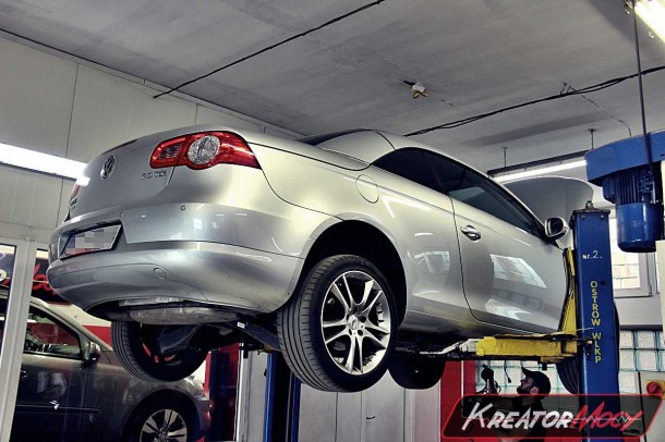 Usunięcie DPF VW EOS 2.0 TDI PD 140 KM Kreator Mocy