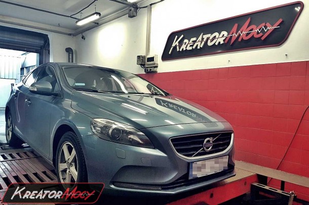 Remap Volvo V40 2.0 D3 150 KM 110 kW Kreator Mocy