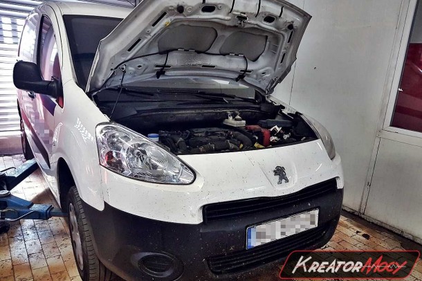 Usunięcie FAP Peugeot Partner II 1.6 HDI 75 KM Kreator Mocy