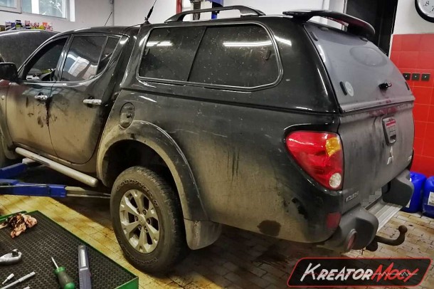 Usunięcie DPF Mitsubishi L200 2.5 DID 178 KM Kreator Mocy