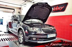 Chip tuning Skoda Superb II Combi Outdoor 2.0 TDI 170 KM