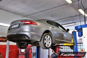 Uszkodzony DPF Jaguar XF 2.7d 207 KM