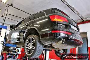 Uszkodzony DPF Audi Q7 4.2 TDI 326 KM