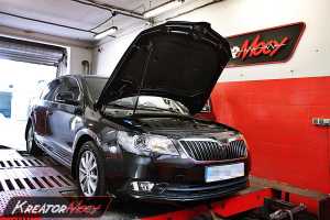 Chip tuning Skoda Superb 1.6 TDI CR 105 KM