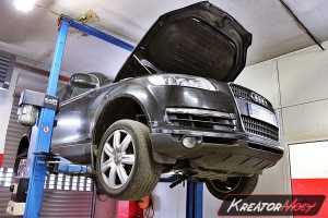 Uszkodzony DPF Audi Q7 3.0 TDI 233 KM