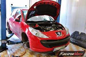 Usuwanie DPF Peugeot 206+ 1.4 HDI 68 KM