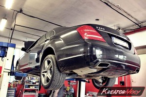 Usuwanie DPF Mercedes W221 S 350 CDI 258 KM