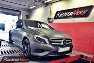 Chip tuning Mercedes W176 A 180 1.6T 122 KM