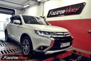 Hamownia Mitsubishi Outlander 2017 2.2 DID 150 KM