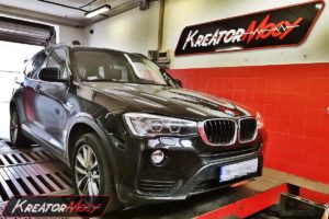 Remap BMW F25 X3 2.0d 190 KM 140 kW