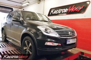 Chip tuning SsangYong Rexton RX220 2.2 e-XDI 178 KM