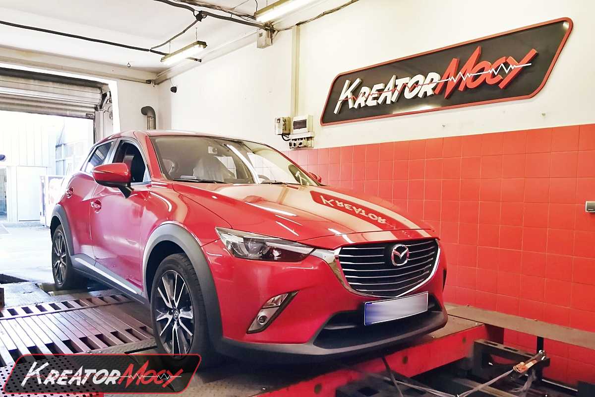 Chip tuning Mazda CX3 2.0 SkyactivG 120 KM Kreator Mocy